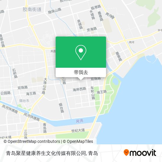 青岛聚星健康养生文化传媒有限公同地图