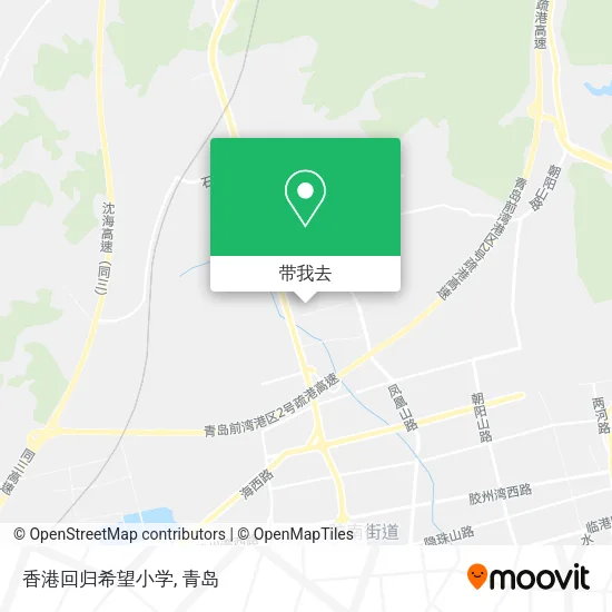 香港回归希望小学地图