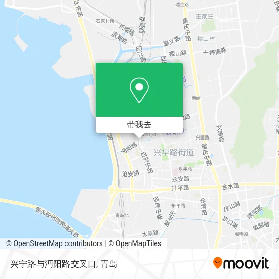 兴宁路与沔阳路交叉口地图