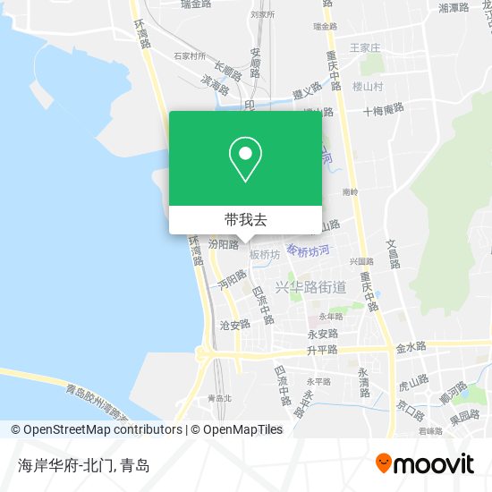 海岸华府-北门地图