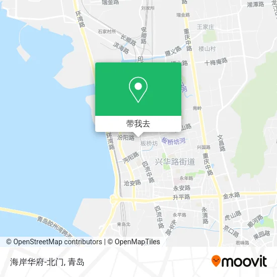 海岸华府-北门地图