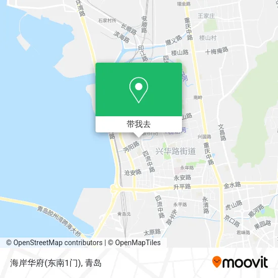 海岸华府(东南1门)地图