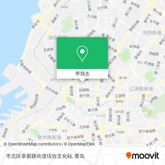 市北区阜新路街道综合文化站地图