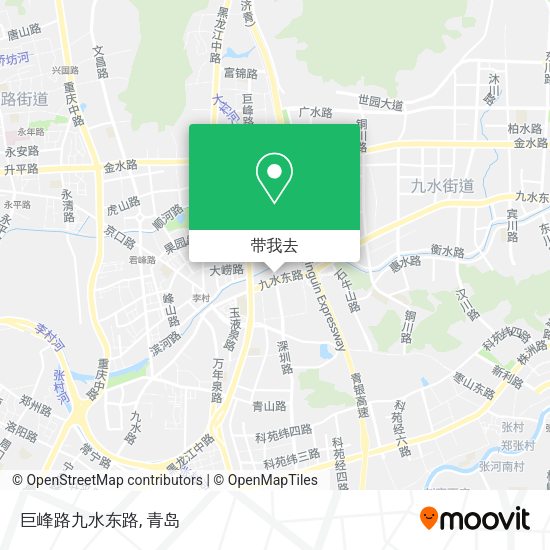 巨峰路九水东路地图