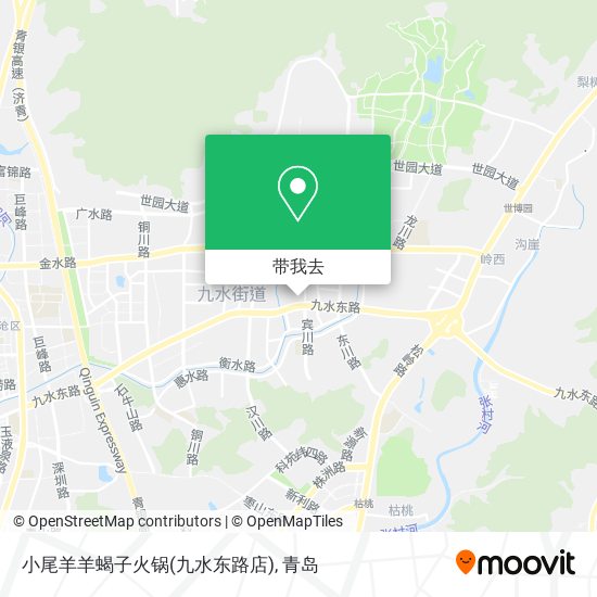 小尾羊羊蝎子火锅(九水东路店)地图