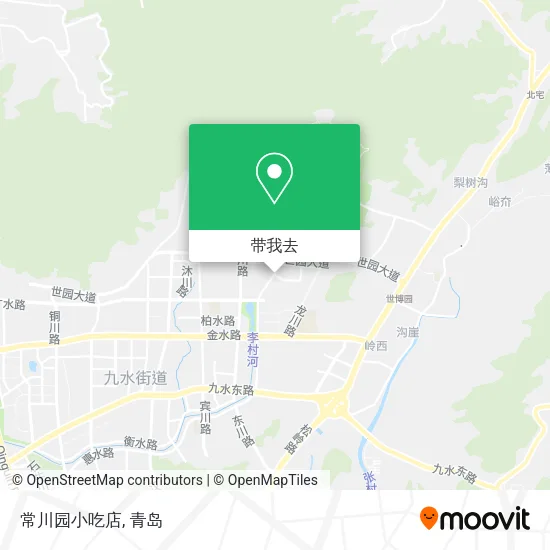 常川园小吃店地图