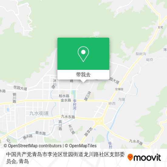 中国共产党青岛市李沧区世园街道龙川路社区支部委员会地图