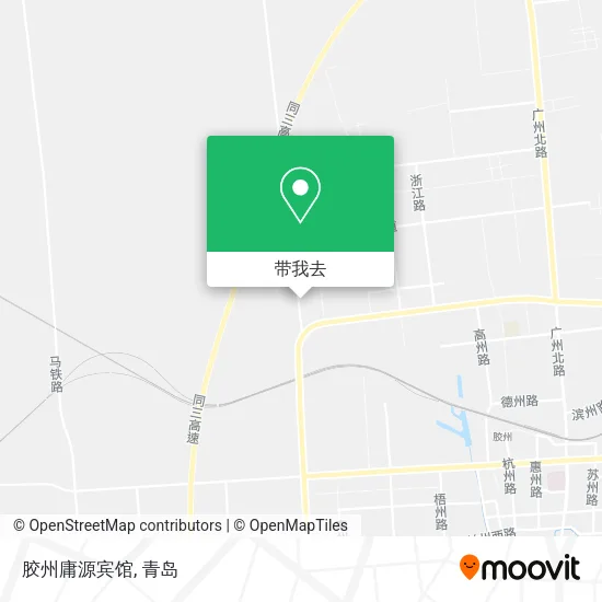 胶州庸源宾馆地图