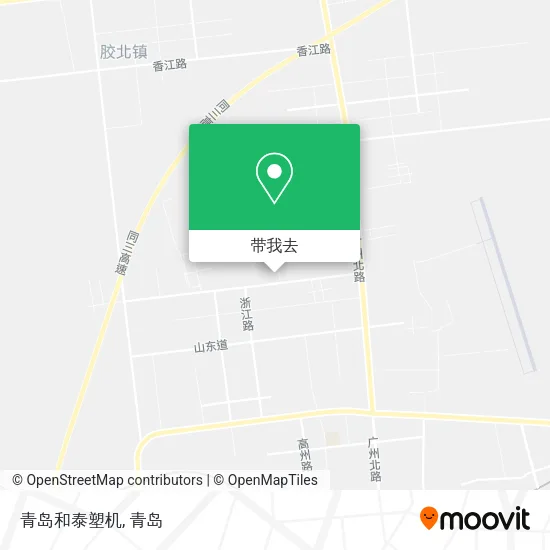 青岛和泰塑机地图