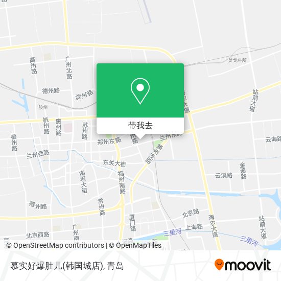 慕实好爆肚儿(韩国城店)地图