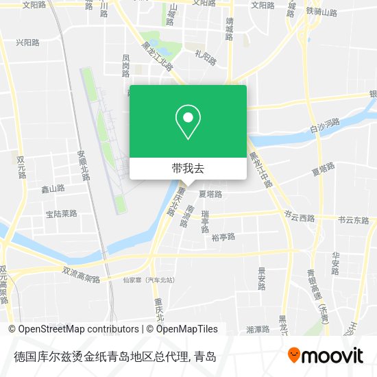 德国库尔兹烫金纸青岛地区总代理地图