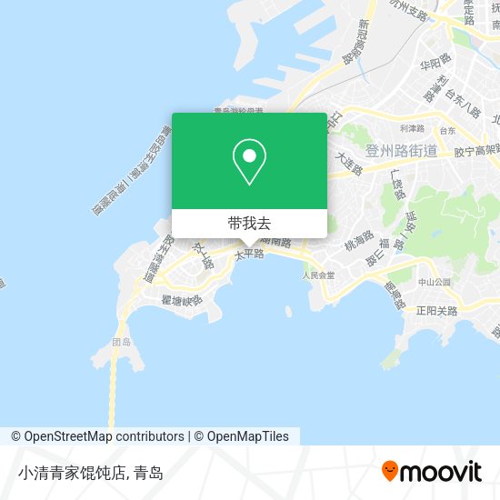 小清青家馄饨店地图