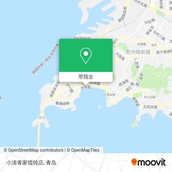 小清青家馄饨店地图