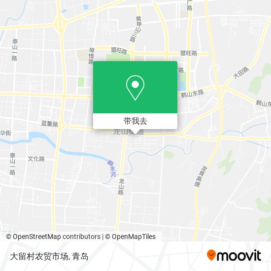 大留村农贸市场地图