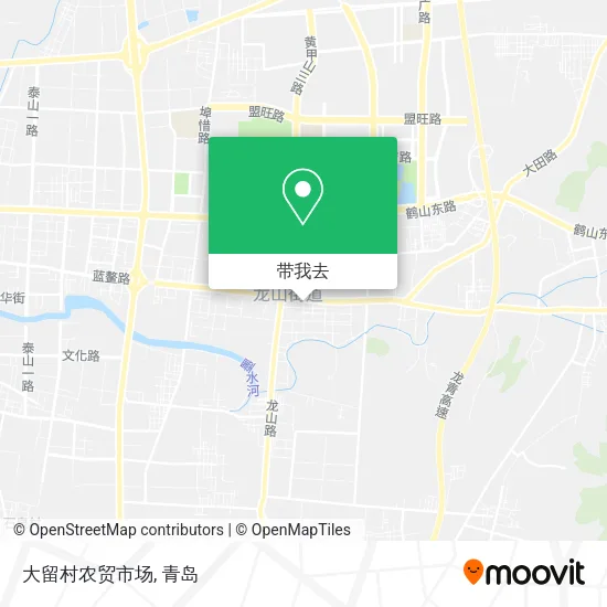 大留村农贸市场地图