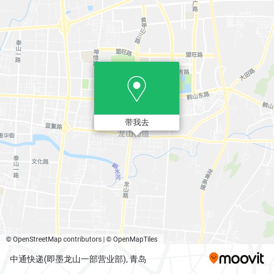 中通快递(即墨龙山一部营业部)地图