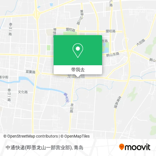 中通快递(即墨龙山一部营业部)地图