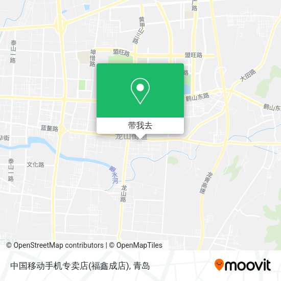 中国移动手机专卖店(福鑫成店)地图