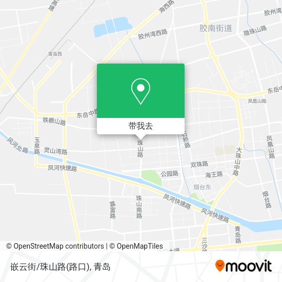 嵌云街/珠山路(路口)地图