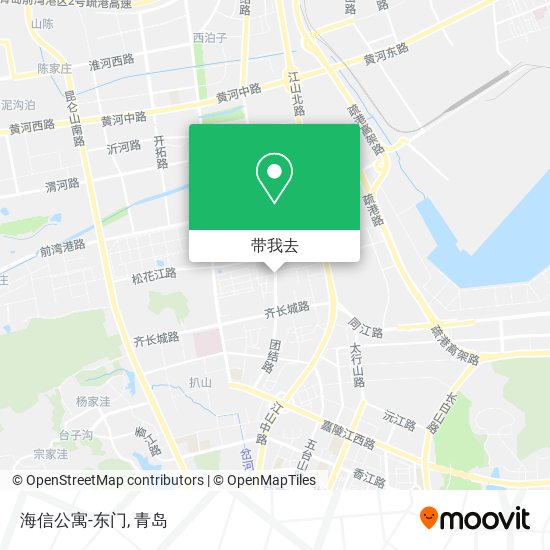 海信公寓-东门地图