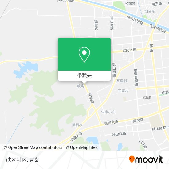 峡沟社区地图