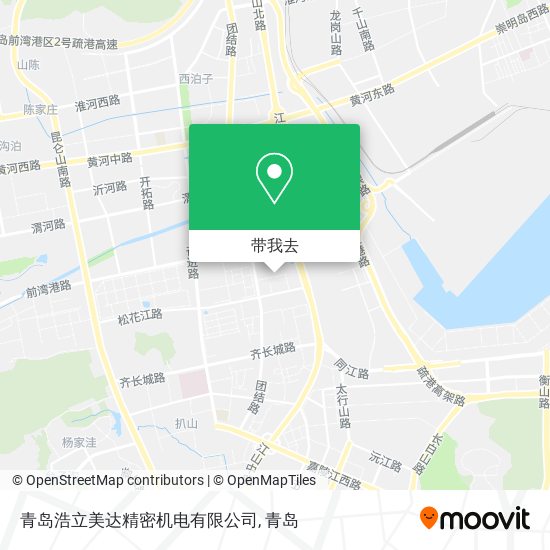 青岛浩立美达精密机电有限公司地图
