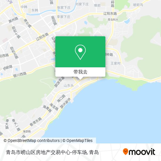 青岛市崂山区房地产交易中心-停车场地图