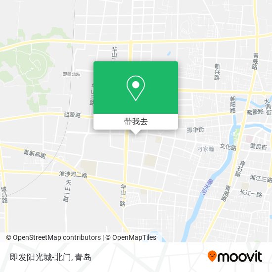 即发阳光城-北门地图
