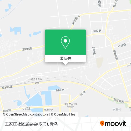 王家庄社区居委会(东门)地图