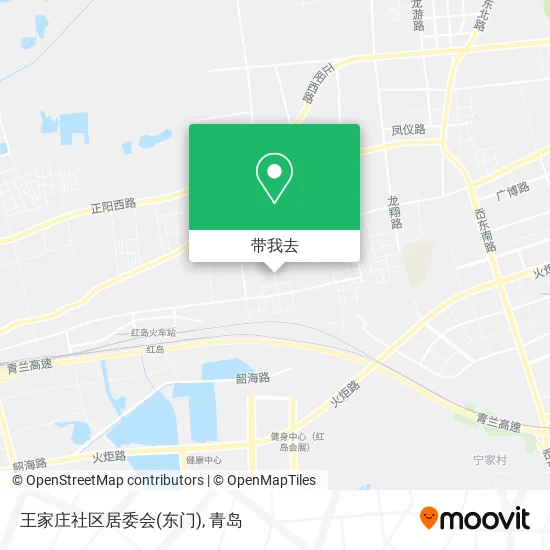 王家庄社区居委会(东门)地图