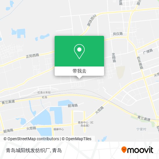 青岛城阳线发纺织厂地图