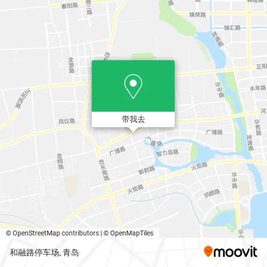 和融路停车场地图