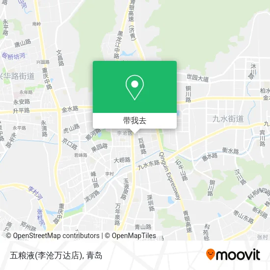五粮液(李沧万达店)地图