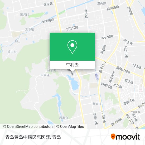 青岛黄岛中康民惠医院地图