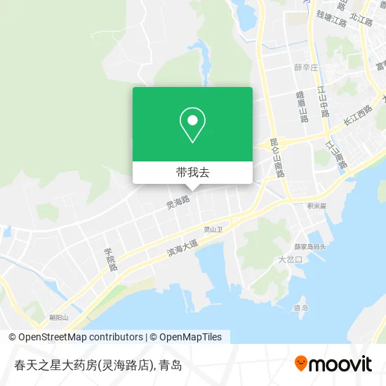 春天之星大药房(灵海路店)地图