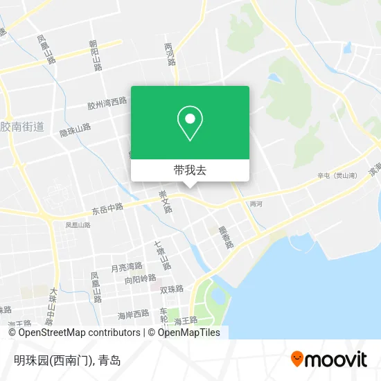 明珠园(西南门)地图