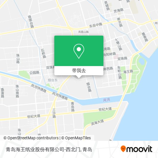 青岛海王纸业股份有限公司-西北门地图