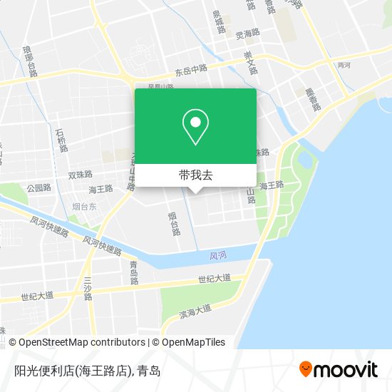 阳光便利店(海王路店)地图