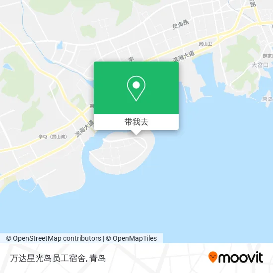 万达星光岛员工宿舍地图