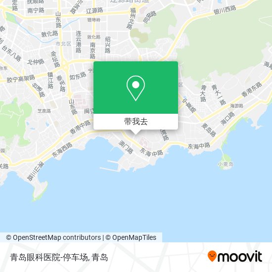 青岛眼科医院-停车场地图