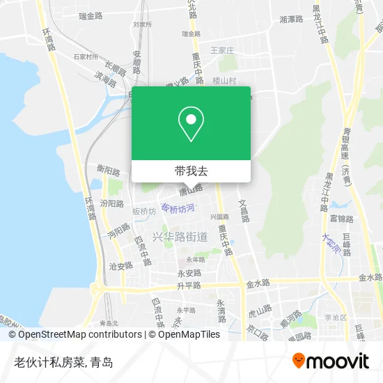 老伙计私房菜地图