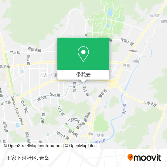 王家下河社区地图