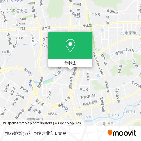 携程旅游(万年泉路营业部)地图
