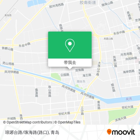 琅琊台路/珠海路(路口)地图