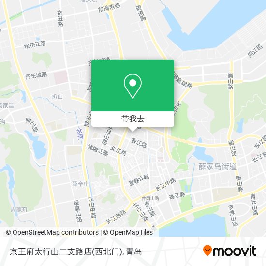 京王府太行山二支路店(西北门)地图