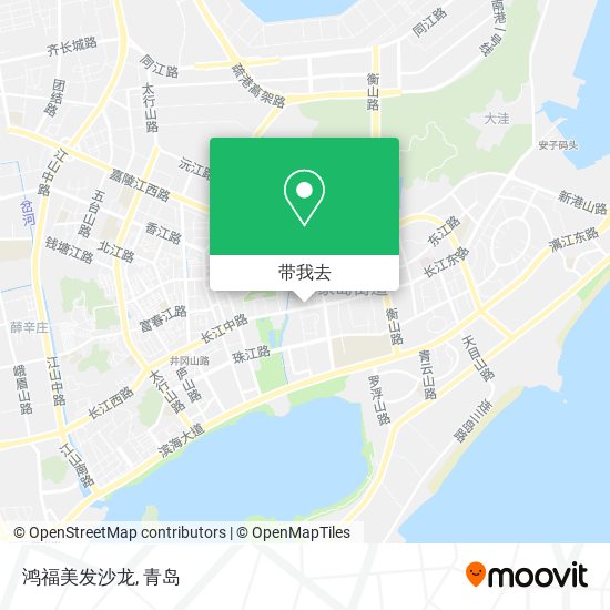 鸿福美发沙龙地图