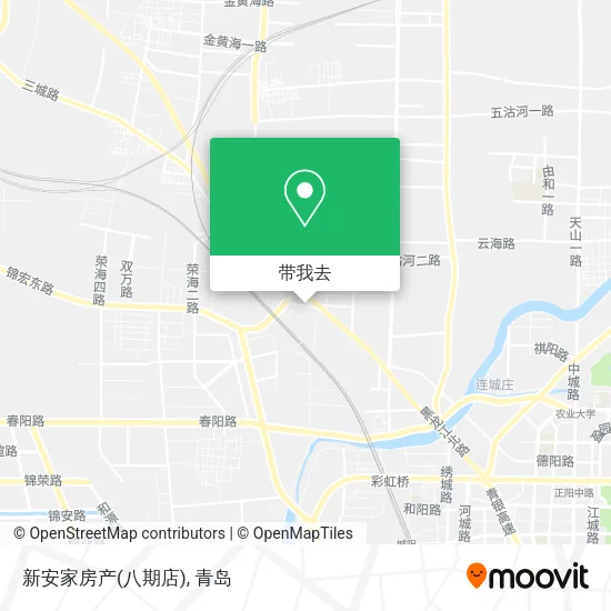 新安家房产(八期店)地图
