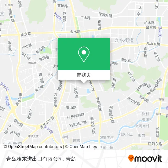 青岛雅东进出口有限公司地图