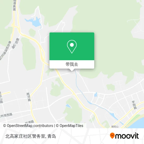 北高家庄社区警务室地图