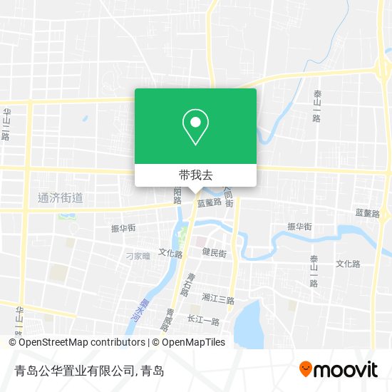 青岛公华置业有限公司地图